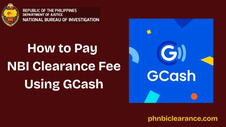 Pay NBI Clearance Fee Using GCash